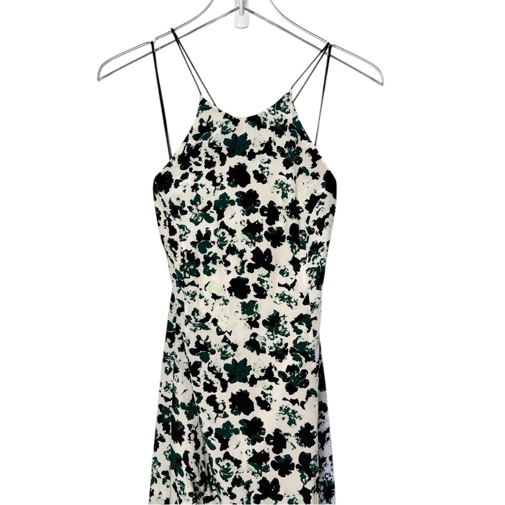 NWT Carmella Silk Floral Open Back Resort Vacation Women’s Maxi Dress Sz 2 - Picture 5 of 14